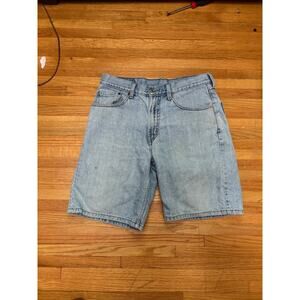Levi’s 505 Light Wash Cut-Off Denim Shorts (W32) – Vintage 90s USA Style